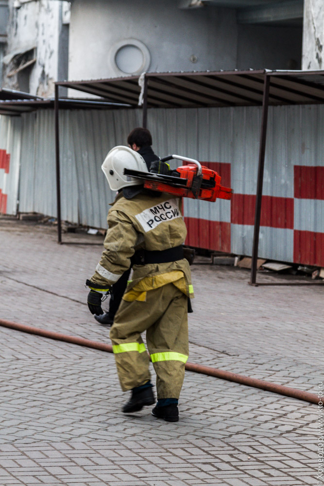 Пожар в Meat House в Казани