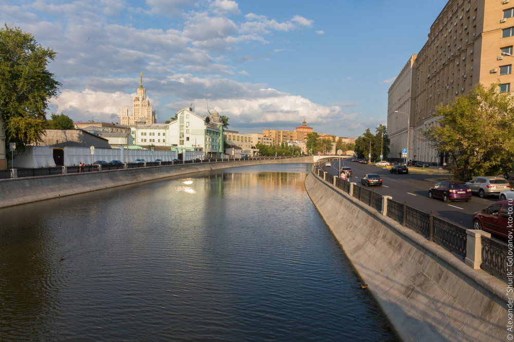 Водоотводный канал в Москве