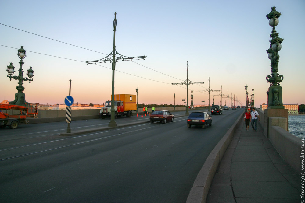 Троицкий мост в Питере