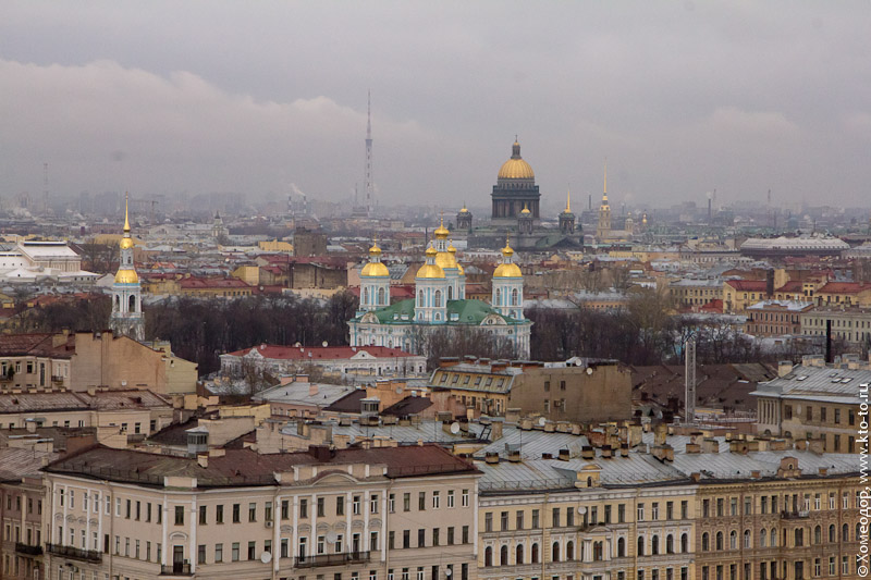 Золотые купола в Петербурге